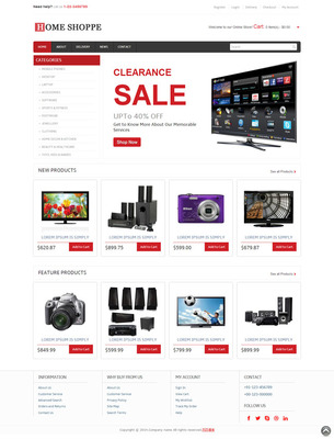 電子產(chǎn)品網(wǎng)上銷(xiāo)售模板